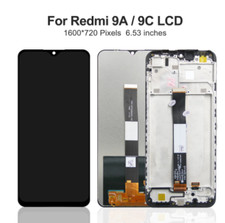 LCD Display Touch Screen Digitizer Assembly With Frame For Xiaomi Redmi 9C 9A