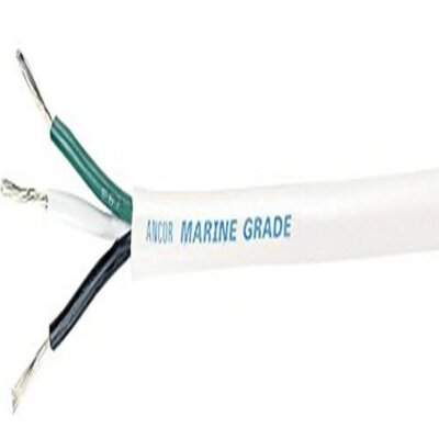 Ancor 133510 Triplex Cable, 14/3 AWG (3 x 2mm2), Round - 100ft