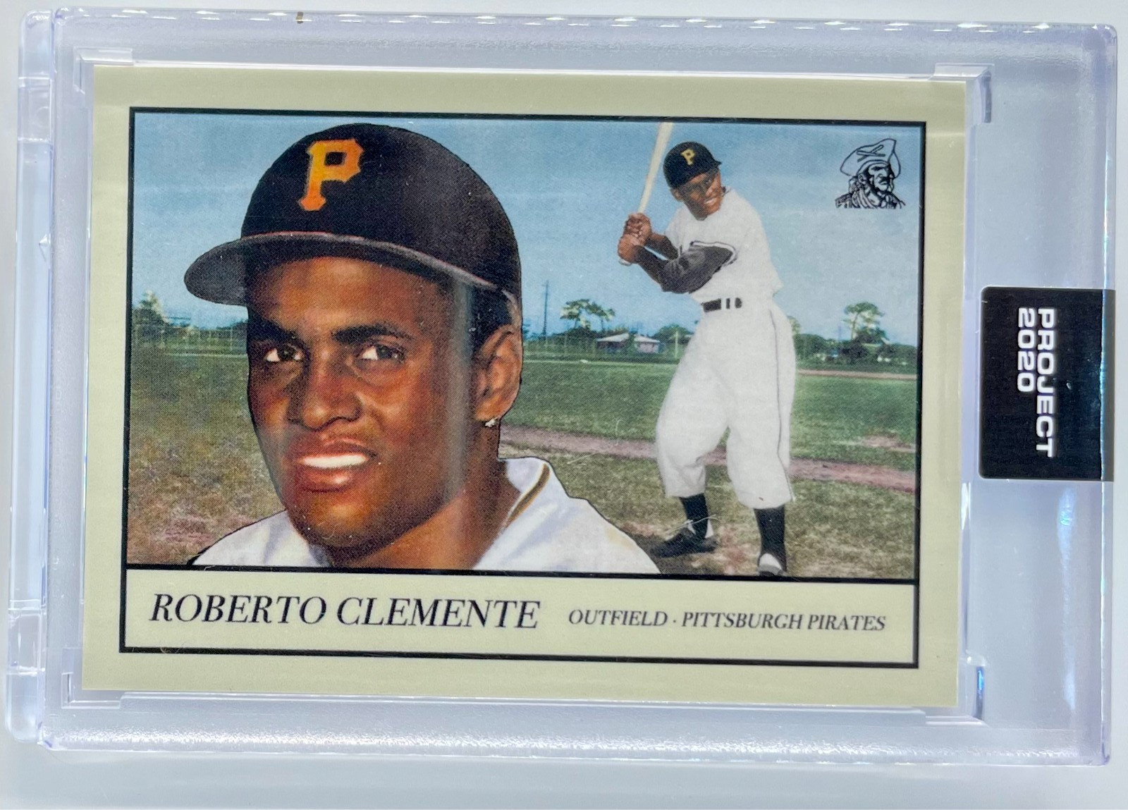 Topps PROJECT 2020 Roberto Clemente 1955 by Oldmanalan #78 Pirates (PR /8610)