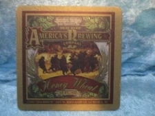 America's Brewing Co Beer Coaster