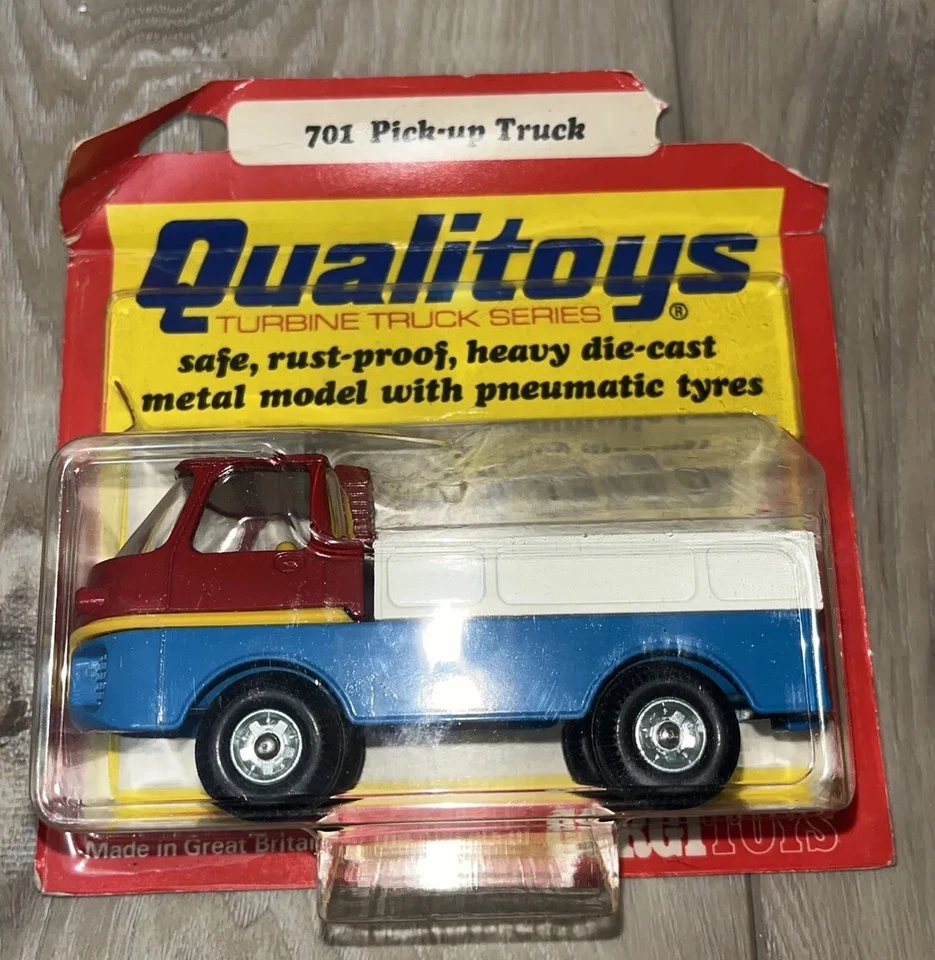 CORGI - QUALITOYS - PICK-UP TRUCK - DIE CAST- SERIES No 701 - VINTAGE NEW - Image 3 of 4