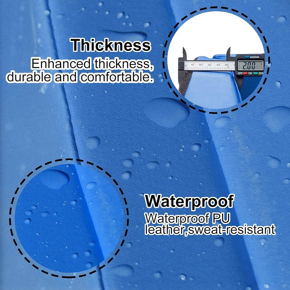 Polar Aurora 4'x10'x2 Grueso Plegable Gimnasia Ejercicio Estera Aeróbicos Estiramiento Foto 4 de 4