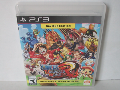 One Piece Unlimited World Red PS3 PlayStation 3 Good Disc Video