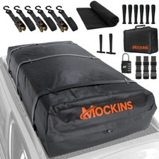 Mockins 40 Cubic Foot Roof Cargo Bag 72x48x20 Waterproof Bag W Accessories