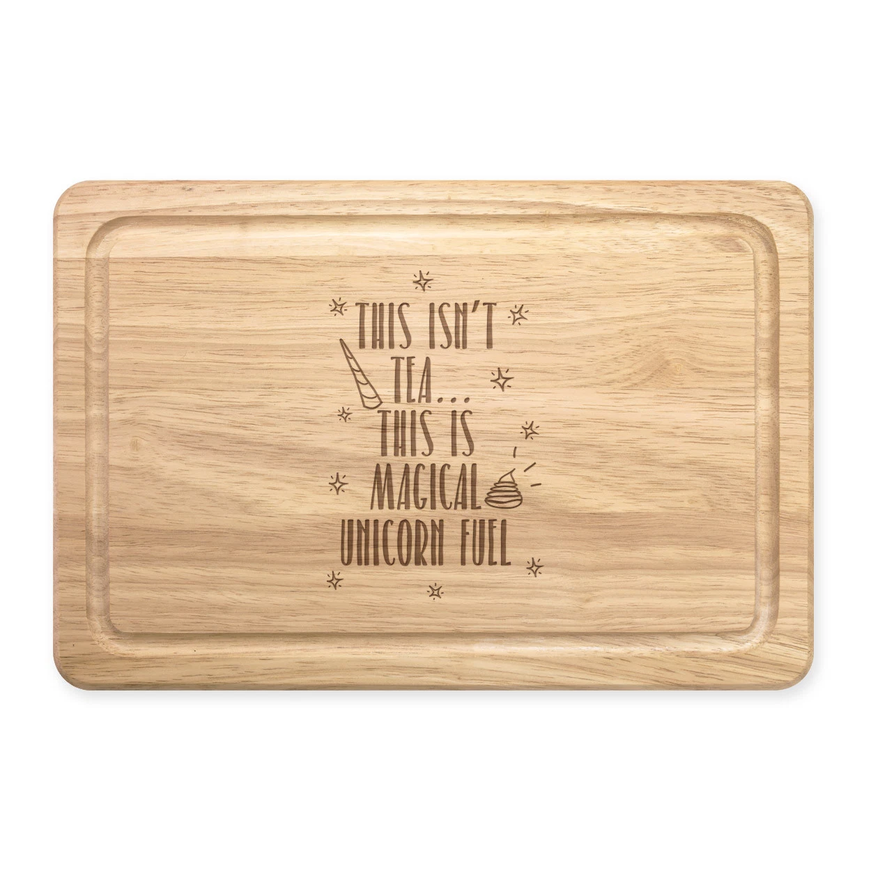 This Isn't Tea This Is Unicorn Fuel Rectangular Wooden Chopping Board - Funny