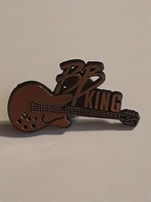B.B. King 🔥🎸RARE promo die-cut plastic lapel pin