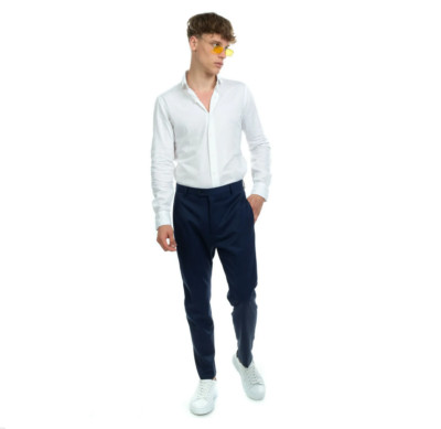 Brian Dales Mens Flat Front Trousers 225 EUROS
