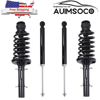 4Pcs Front & Rear Struts Shocks Absorbers For Volkswagen Beetle Jetta Golf 2.5L