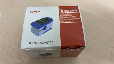 Original CONTEC CMS50D Fingertip Pulse Oximeter Spo2 Pulse Rate CE