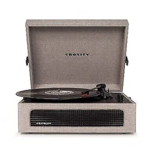 Crosley Voyager Turntable✅ Great (CR8017A-GY) *New And Yes Bluetooth 🔵+ Bonus🎉