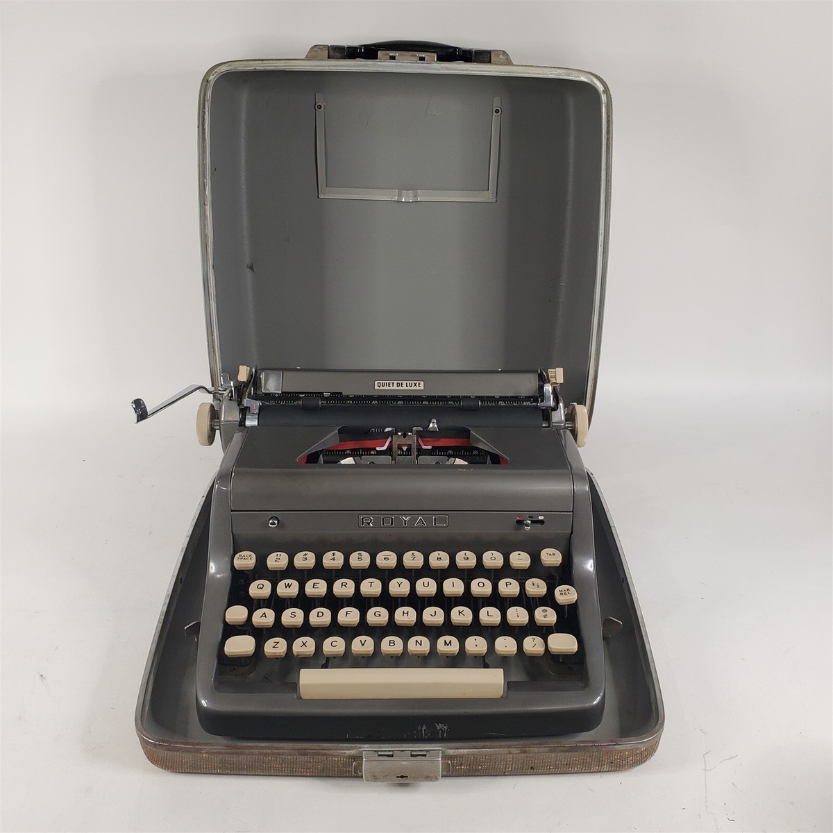 レトロ 米国製  QUIET DE LUXE タイプライター Vintage Typewriter, Royal Quiet De Luxe, Green, Restored - Etsy