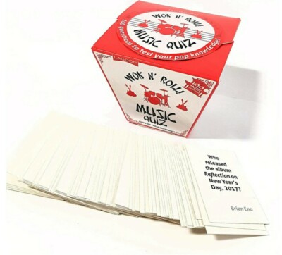 Wok N Roll Music Quiz Rock N Roll Card Game (NEW)