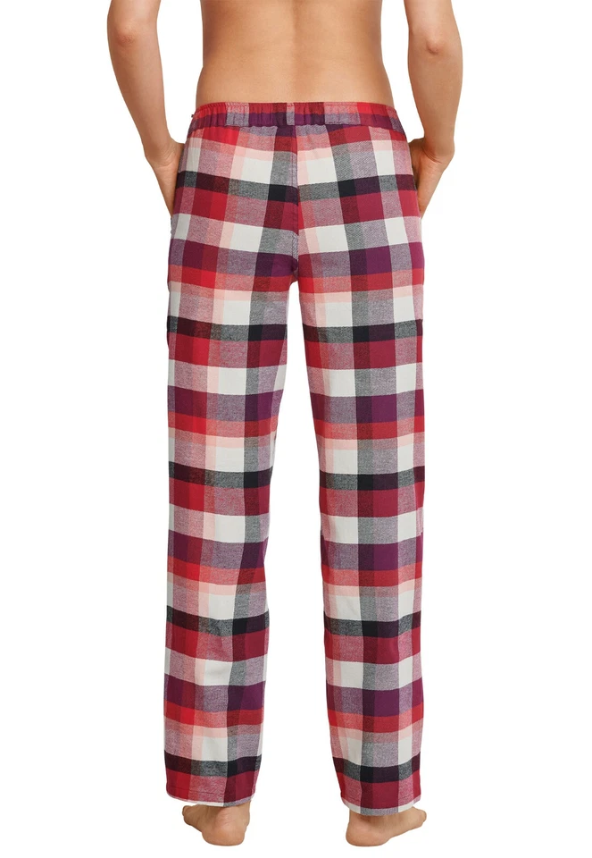 SCHIESSER Damen Hose warme lange Webhose Freizeithose Chillhose S-4XL Schlafhose - Bild 4 von 4