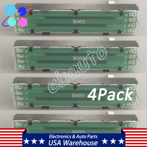 4*Channel Fader Line For Numark NS6 NS7 NS7II NS7III NV NV II 4TRAK MK2 DJ Mixer