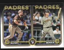 Chandler Seagle / Mason McCoy RCOM US227 Baseball 2024 Topps Update Padres
