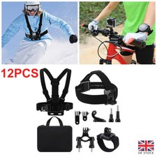 12PCS Sports Camera Accessories For GoPro Hero 8 7 6 5 4 Black HD Action Cameras