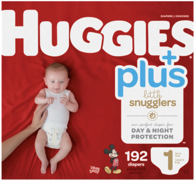 Huggies Plus Size Diapers - Sizes 1-7 Bulk Quantity & Free Shipping!