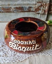 ANCIEN CENDRIER PUBLICITAIRE COGNAC BISQUIT CAFE BISTRO RICARD