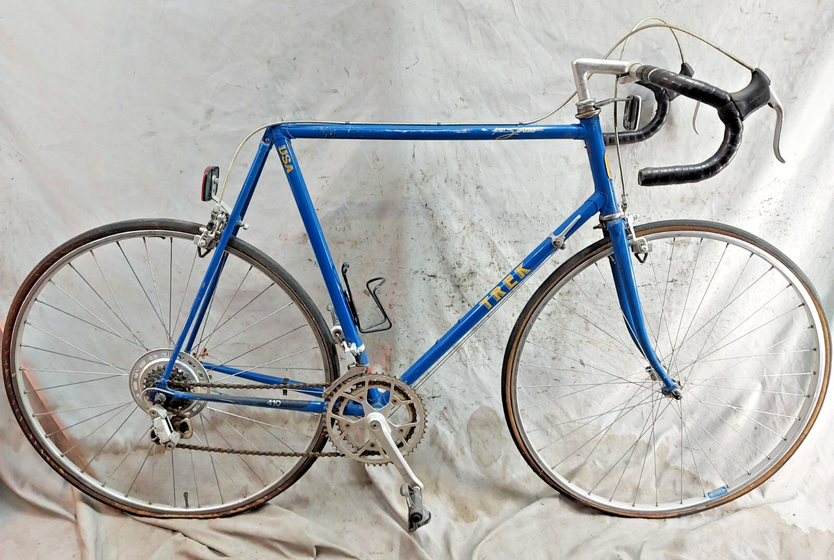 1986 Trek 410 Touring Road Bike 62cm X-Large Chromoly Steel
