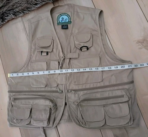 Master Sportsman Rugged Outdoor Gear Vest Sz.Medium *GENTLY WORN - Picture 3 of 6