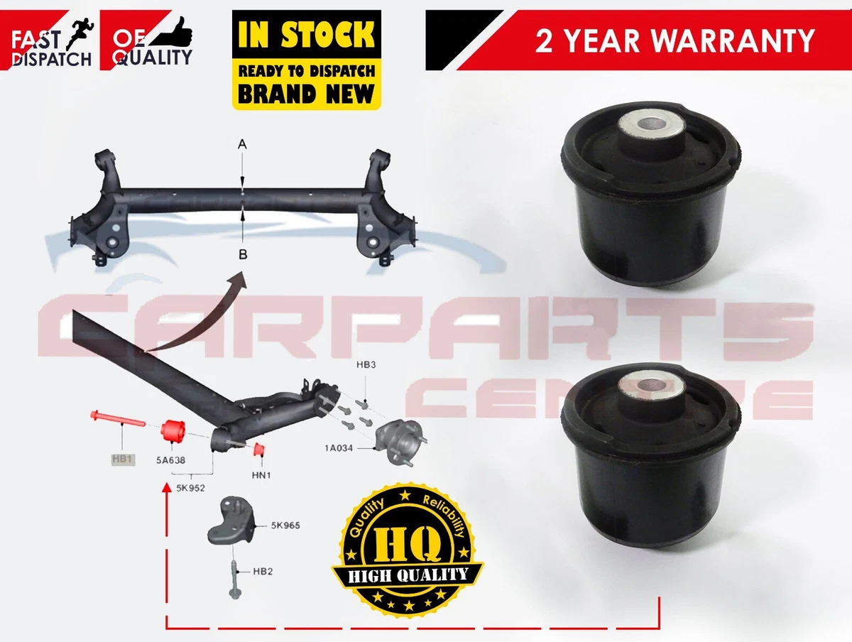 FOR FORD FIESTA MK7 08- OEQ REAR AXLE TRAILING SUSPENSION ARM BEAM