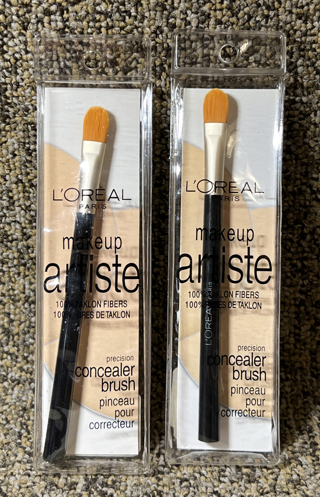 2 L'OREAL MAKEUP ARTISTE PRECISION CONCEALER BRUSH New