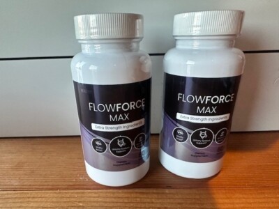 (2 Pack) FlowForce Max All-Natural Dietary Supplement to Improve Strength