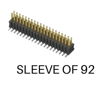 Sleeve of 92 Samtec Ftsh-105-05-F-Dv 10 Position Header Strip .050  Pitch