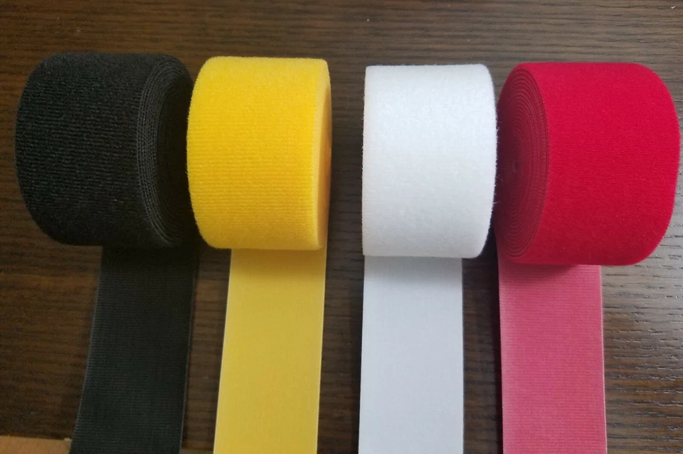 Velcro® One Wrap® 2" x 5ft Self Gripping Nylon Strap Hook Loop Tape in 9 Colors