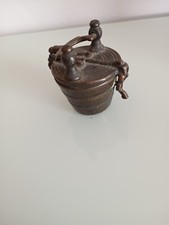 Vaso vasetto in metallo particolare