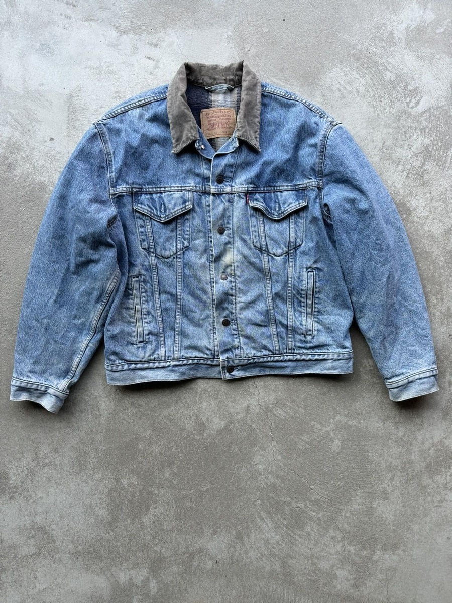 90s Levi's Blanket Denim Jacket Like Detroit Carhartt | eBay