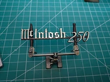 McIntosh 250 Emblem NOS Metal 6.75”, PRICE FOR ONE EMBLEM