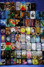 Small Tin Boxes Metal Storage Box Jewellery Keys Coins Box - 52 Types