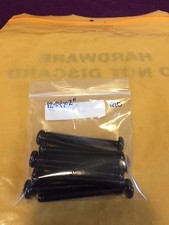 Pan Head Phillips 12-24 x 2" black oxide steel rack screws, Quantity 10