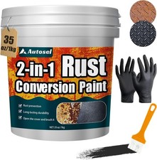 2-In-1 Rust Converter & Metal Primer, Stops Rust,Rust Inhibitor Paint for Metal,