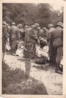 WWII Wehrmacht Funeral Photo 1943 Sarajevo Heldenfriedhof Grave Cross