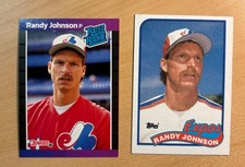 Randy Johnson 1989 Topps & Donruss Rookie Cards