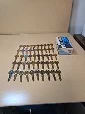  GENERAL MOTORS NOS KEY BLANKS Full Box (50) EA ROUND HEAD B11 01098LA Taylor. 