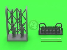 Master 1/72 Spandau LMG 08/15 MG w/Long Charging Handle WWI 2 guns AM-72-170