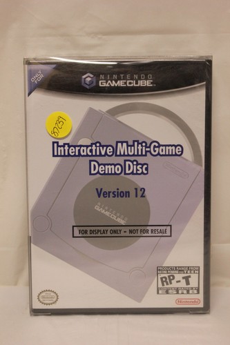Interactive Multi-Game Demo Disc Version 12 Nintendo GameCube F2B10