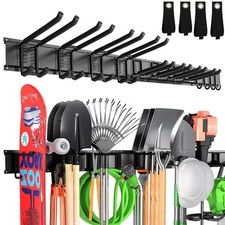 66" Garage Tool Organizer Wall Mount,20 PCS Wall Mounted Garden Tool Storage ...