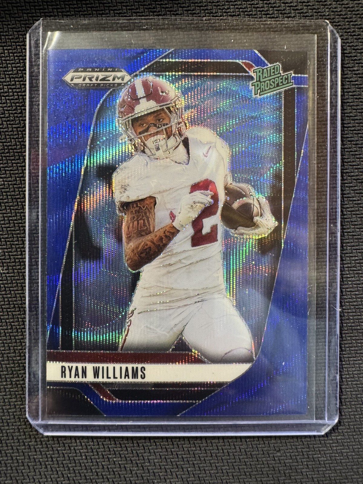 2025 Panini Prizm Draft Picks RYAN WILLIAMS /299 Rated Prospect Blue Wave