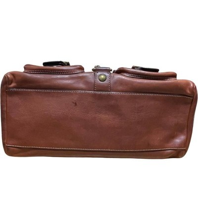 Coach Mandy Legacy 65th Anniversary Flap Satchel Brown Leather