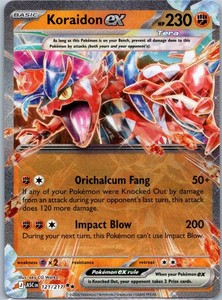 Koraidon ex 121/217 Ascended Heroes Double Rare Holo