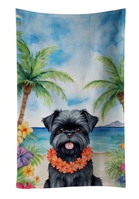 Caroline's Treasures Affenpinscher Luau Kitchen Towel DAC6345KTWL