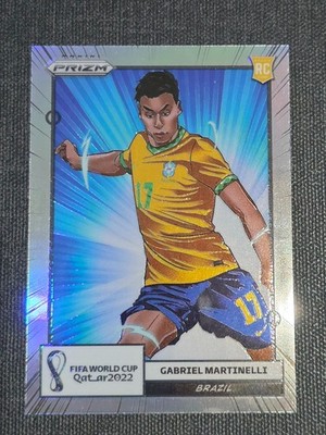 Gabriel Martinelli 2022 Panini Prizm World Cup 2022 Insert Manga Case Hit SSP RC