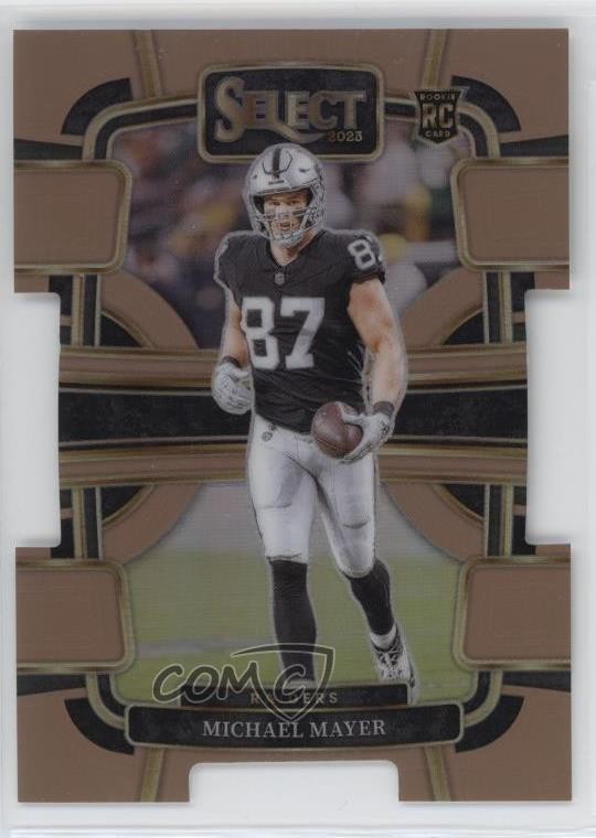 2023 Panini Select Concourse Copper Prizm Die-Cut 241/299 Michael Mayer #57 3hd