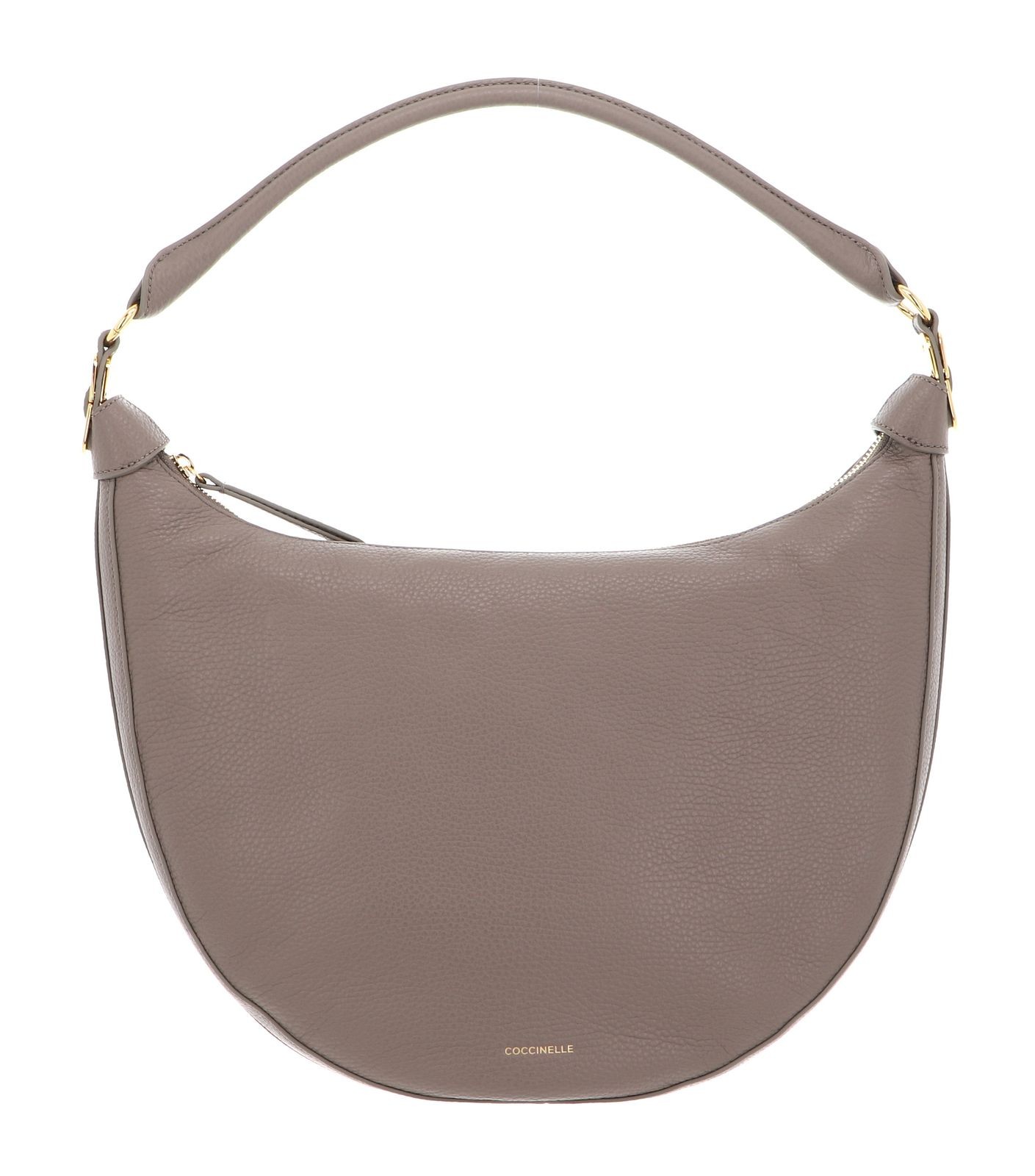 COCCINELLE shoulder bag Handbag Grained Leather Warm Taupe