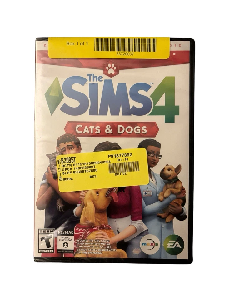 The Sims 4 Cats and Dogs Expansion Pack - PC Mac Game Brand New Sealed - Image 2 of 4