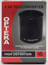 Opteka 2.0X Teleconverter - 42mm Screw Mount Patinum Series - NIB